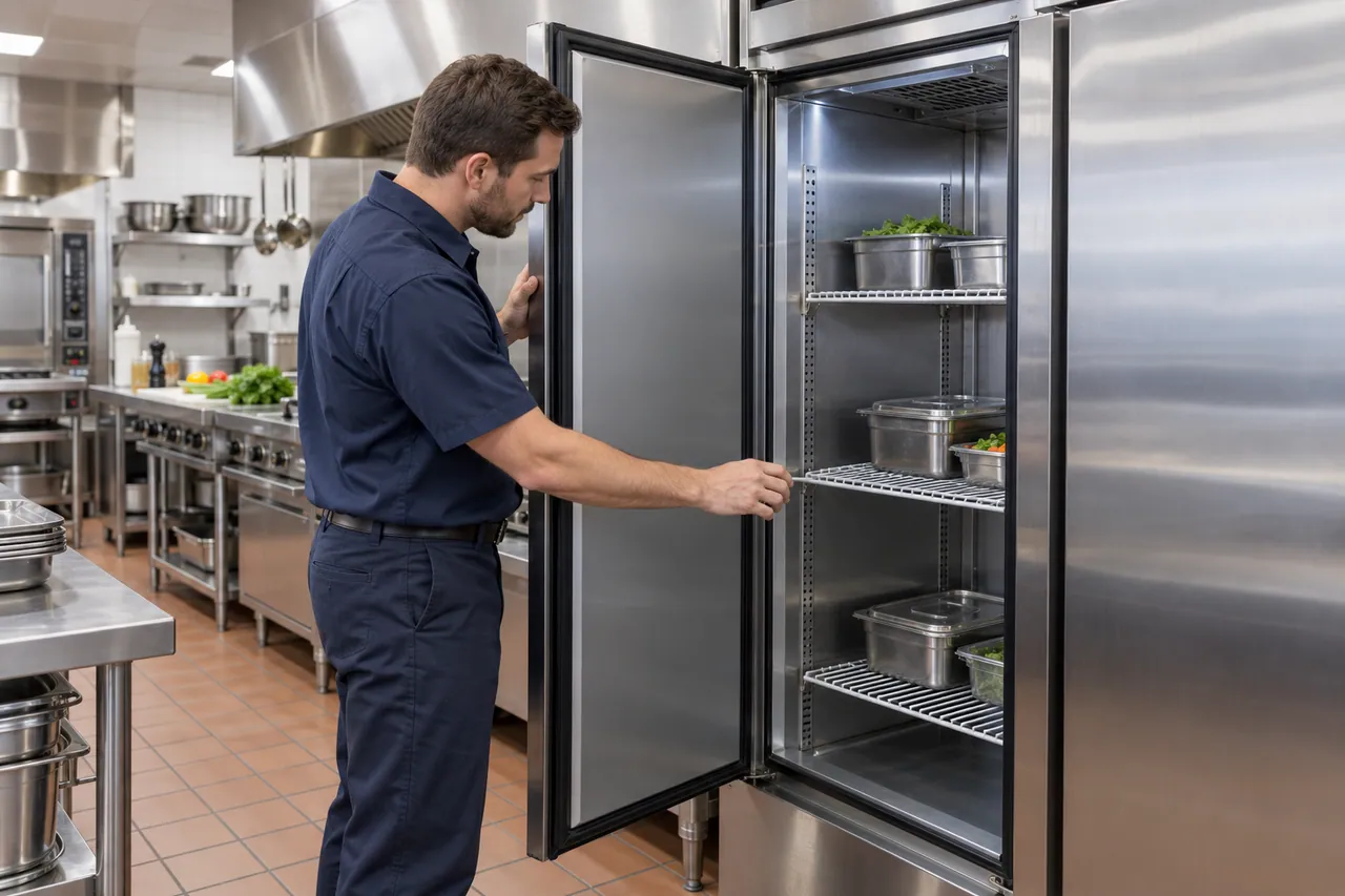 Commercial refrigeration illustration