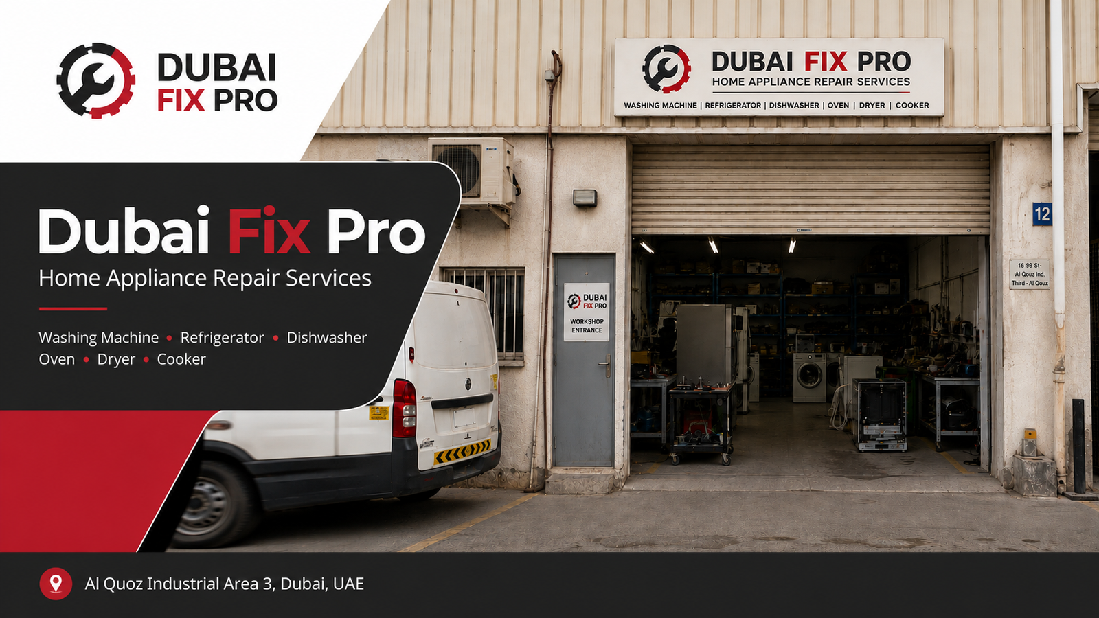 Dubai Fix Pro Workshop in Al Quoz Industrial Area