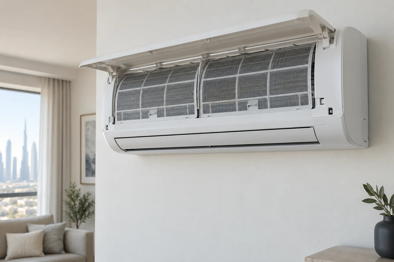 Air Conditioner AC service illustration